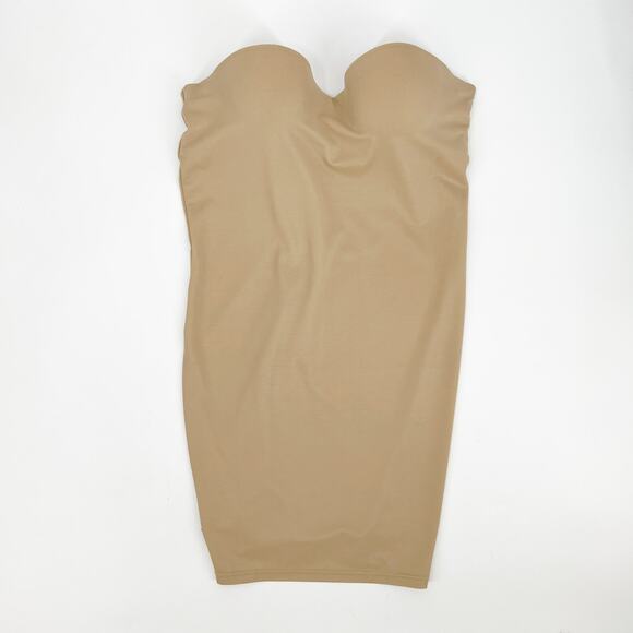 Victoria's Secret Nude Strapless Shapewear Slip with Underwire Support Size 36B - Picture 1 of 3